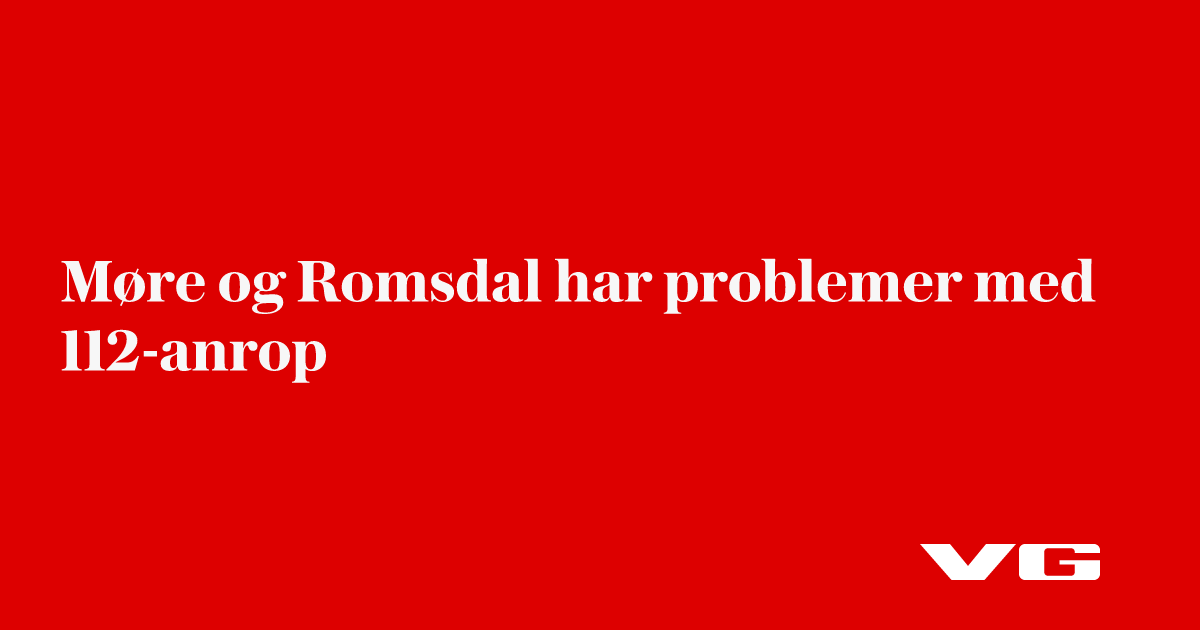 Møre og Romsdal har problemer med 112-anrop