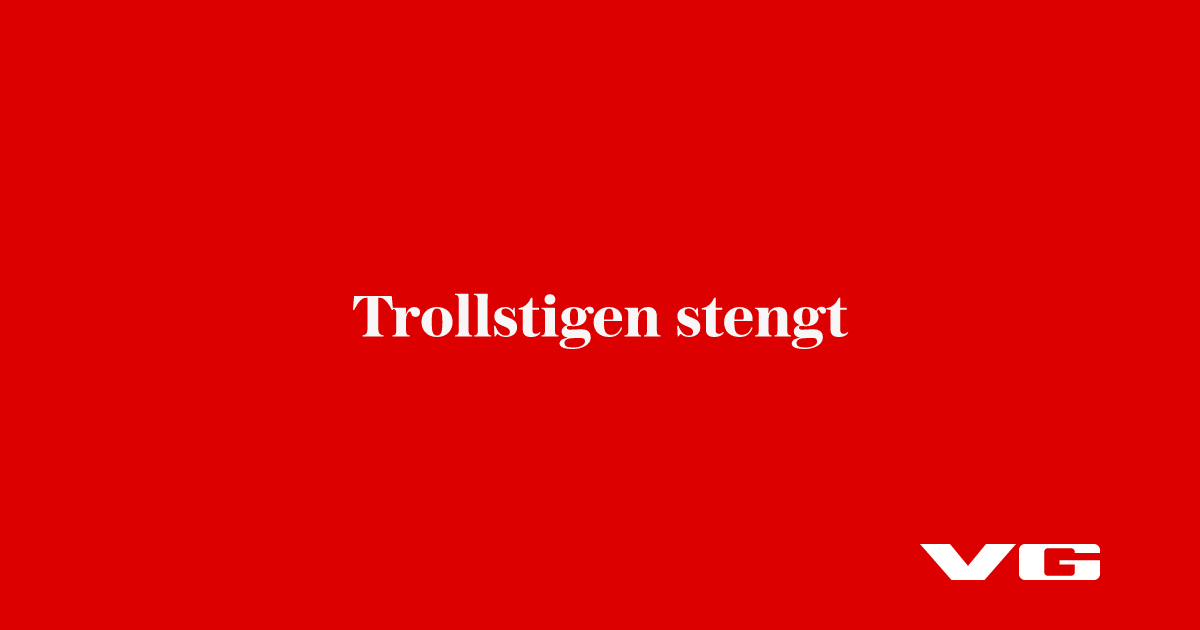 Trollstigen stengt