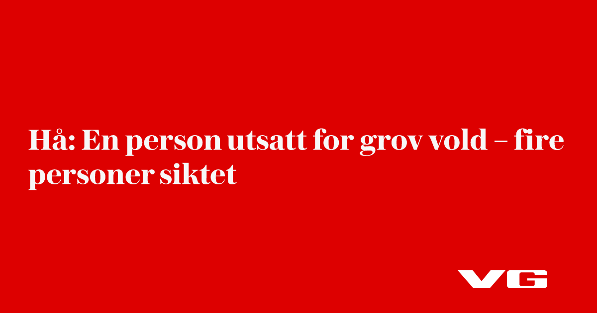 Jæren: Melding om grov vold - flere patruljer på vei