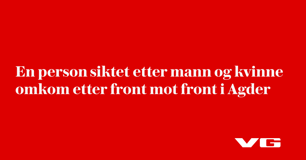 Luftambulanse rykker ut etter møteulykke i Agder