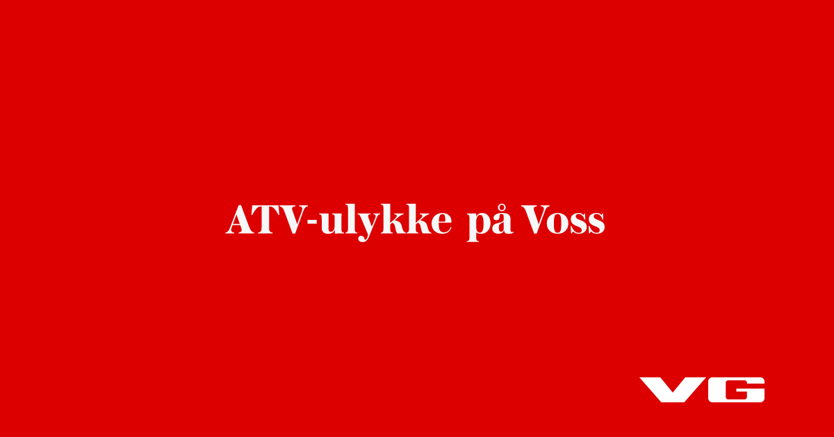 ATV-ulykke på Voss