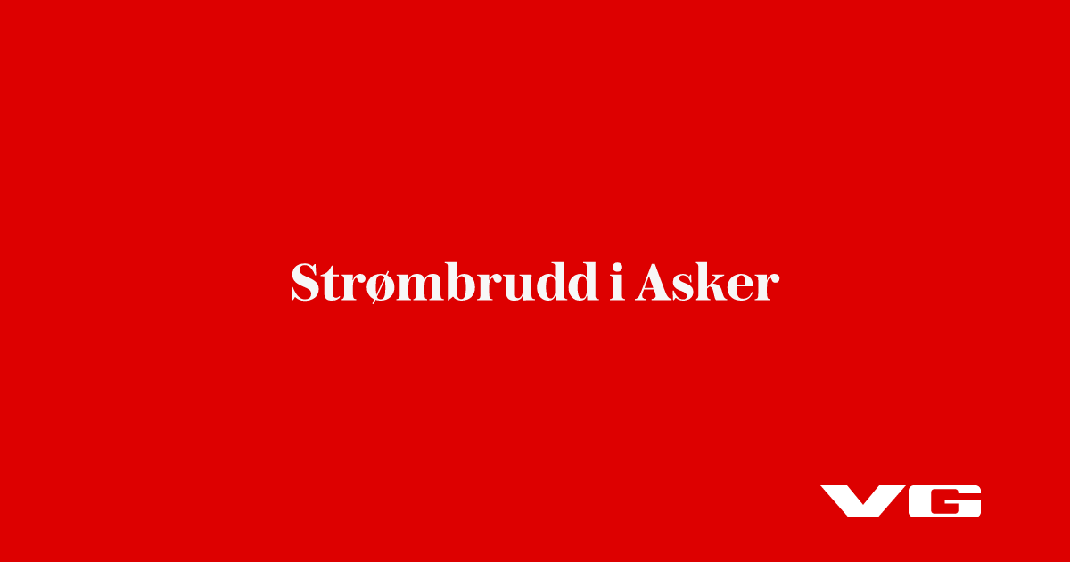 Strømbrudd i Asker