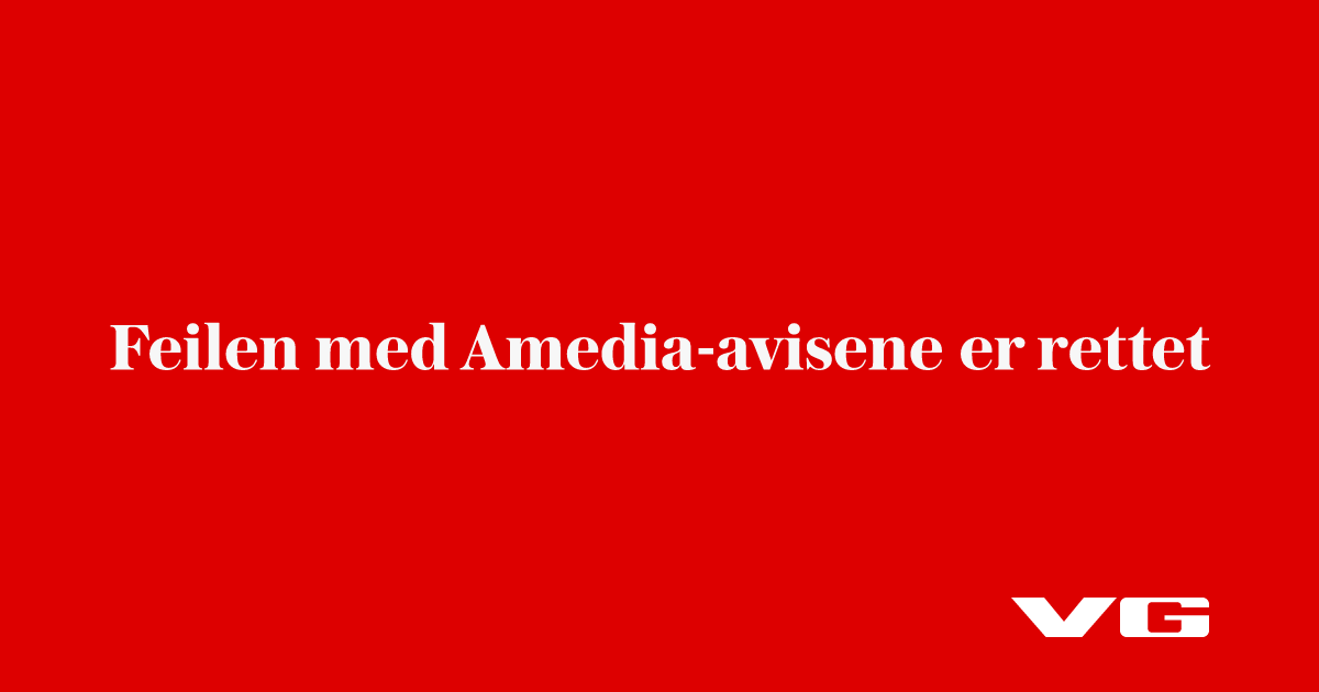 Flere Amedia-aviser nede