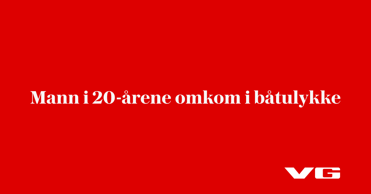 Nå: Alvorlig båtulykke i Arendal