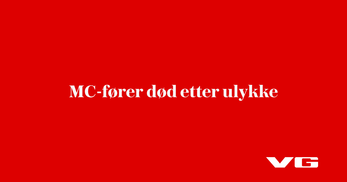 Alvorlig MC-ulykke i Troms