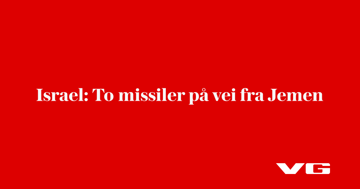 Israels forsvarsminister: Har angrepet flere mål i Jemen