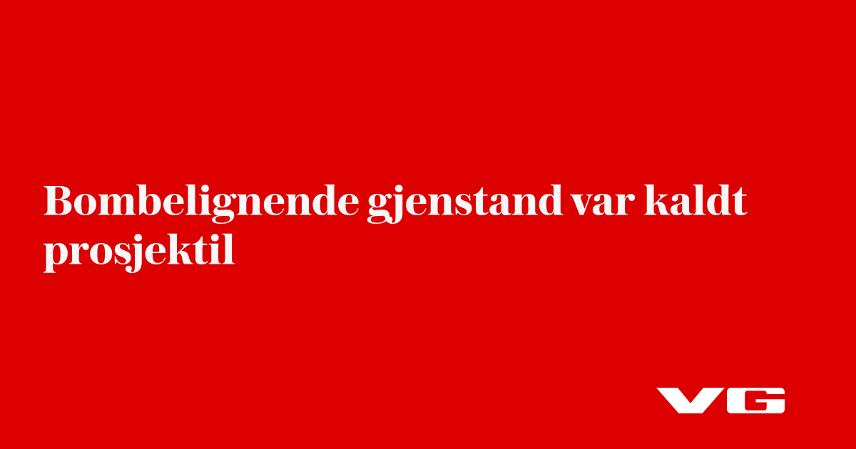 Ålgård: Tror det er funnet bombe fra 2. verdenskrig